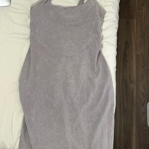 Elegant Gray Women's Dress
